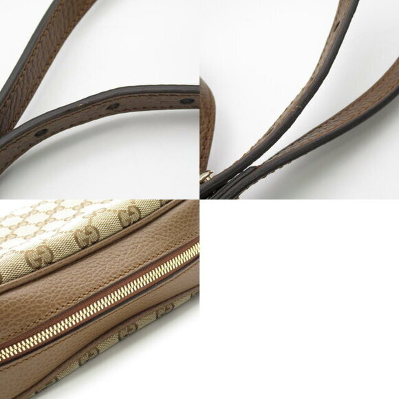 Gucci GG Canvas Shoulder Bag Beige Brown - Picture 10 of 10